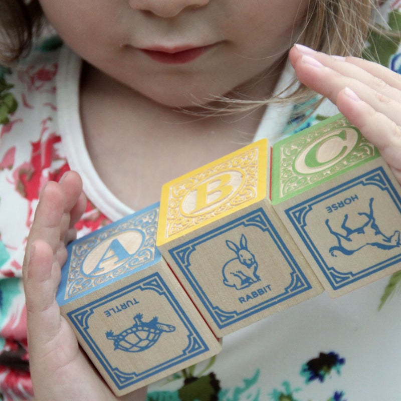 Uncle Goose Classic ABC Blocks - Made in The USA - Image 3